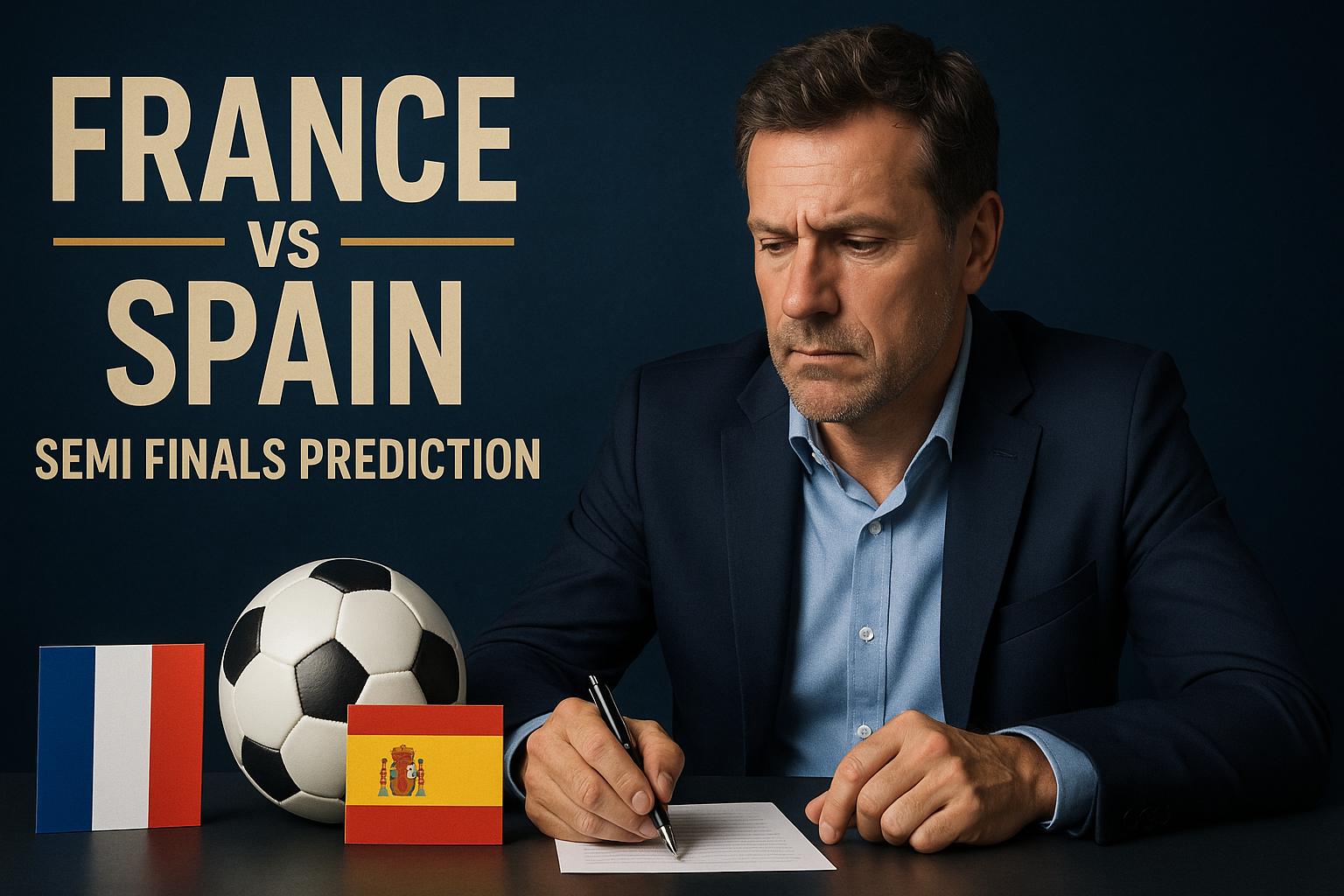 France vs Spain Semifinals Prediction
