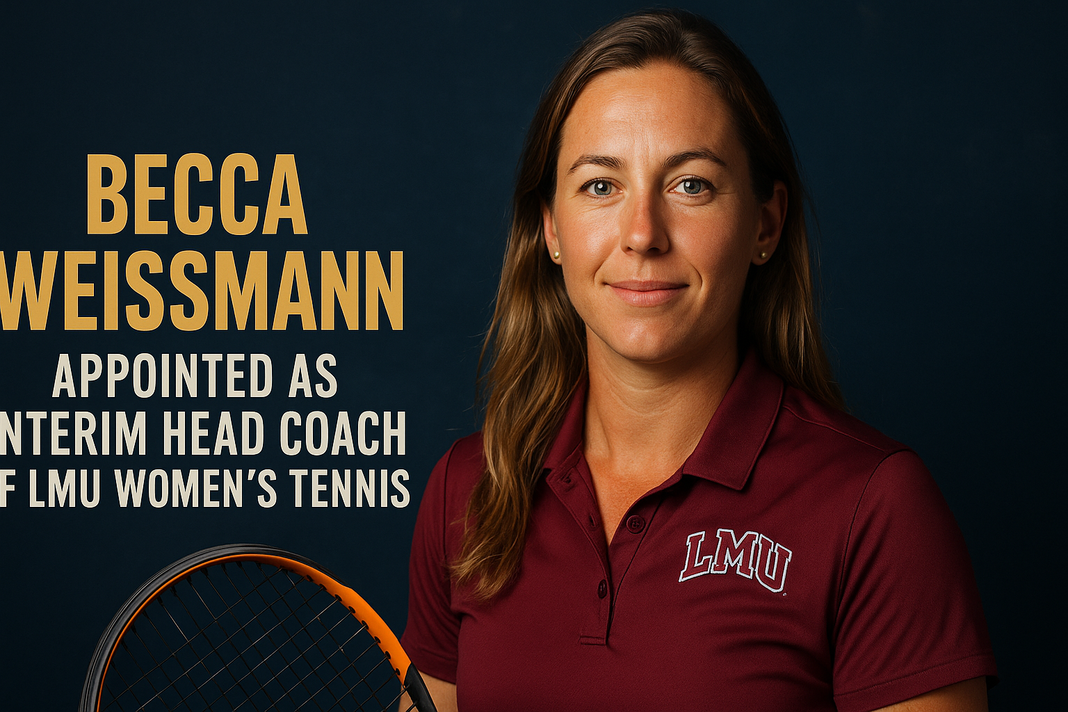 LMU women’s tennis interim coach Becca Weissmann steps in
